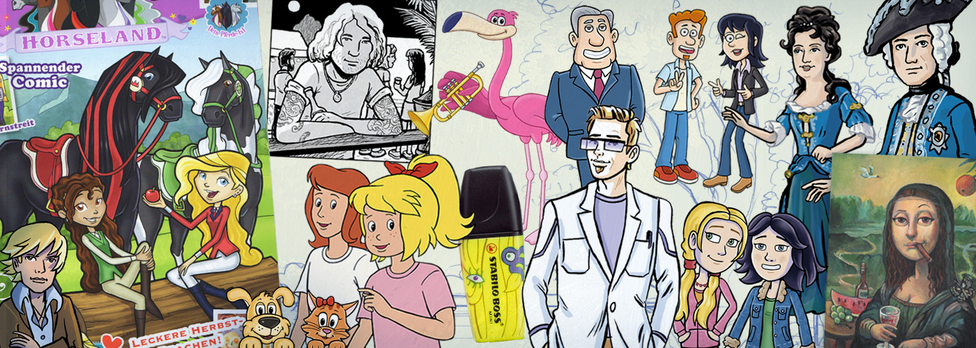 Titelbanner Cartoon
