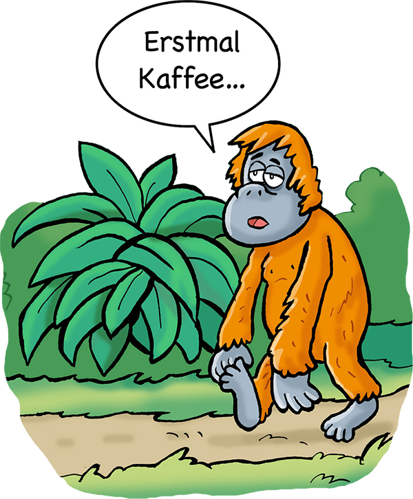 Comicaffe im Dschungel