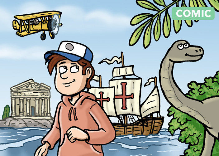 Comicseite Tom Entdecker